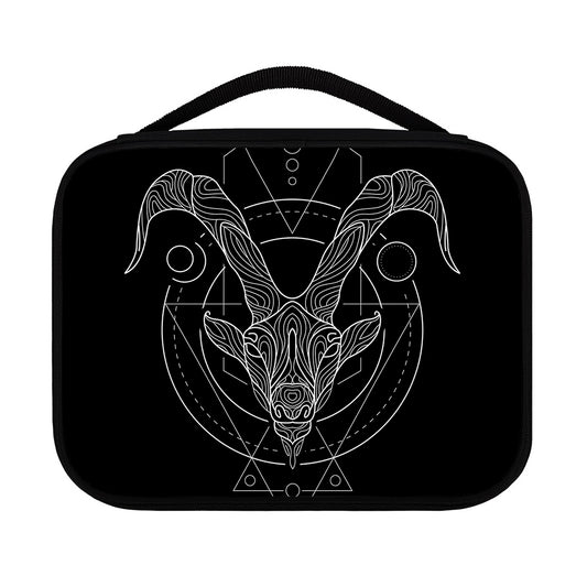 Black And White Capricorn Sign Print Classic Bible Case