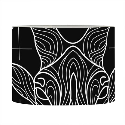 Black And White Capricorn Sign Print Drum Lamp Shade