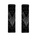 Black And White Capricorn Sign Print Handle Covers