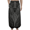 Black And White Capricorn Sign Print Lantern Pants