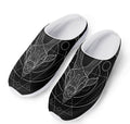 Black And White Capricorn Sign Print Mesh Casual Shoes