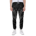 Black And White Capricorn Sign Print Joggers