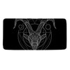 Black And White Capricorn Sign Print Towel