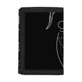 Black And White Capricorn Sign Print Trifold Wallet