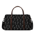 Black And White Carrot Pattern Print Duffel Bag