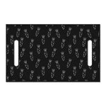 Black And White Carrot Pattern Print Golf Cart Seat Cover