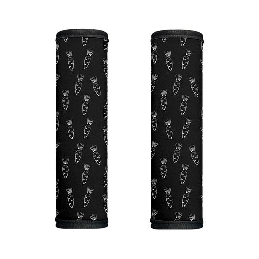 Black And White Carrot Pattern Print Handle Covers
