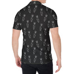 Black And White Carrot Pattern Print Men's Shirt