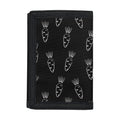 Black And White Carrot Pattern Print Trifold Wallet