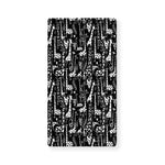 Black And White Cartoon Giraffe Print Baby Crib Sheet