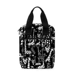 Black And White Cartoon Giraffe Print Bible Tote Bag