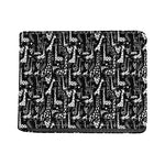Black And White Cartoon Giraffe Print Bifold Wallet
