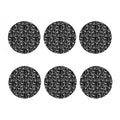 Black And White Cartoon Giraffe Print Coaster Set