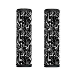 Black And White Cartoon Giraffe Print Handle Covers