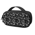 Black And White Cartoon Giraffe Print Portable Cooler Travel Case