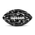 Black And White Cartoon Giraffe Print Rugby Ball
