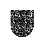 Black And White Cartoon Giraffe Print Toilet Lid Cover