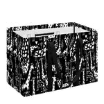 Black And White Cartoon Giraffe Print Utility Tote Bag