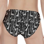 Black And White Cartoon Giraffe Print Women's Panties