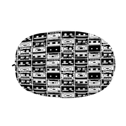 Black And White Cassette Tape Print Car Side Mirror Covers