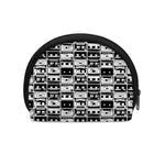 Black And White Cassette Tape Print Coin Purse