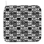 Black And White Cassette Tape Print Hand Towel