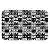 Black And White Cassette Tape Print Indoor Door Mat