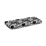 Black And White Cassette Tape Print Piano Keyboard Cover