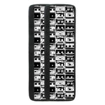 Black And White Cassette Tape Print Refrigerator Handle Covers
