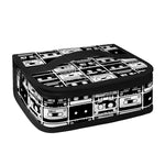 Black And White Cassette Tape Print Small Lunch Bag