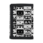 Black And White Cassette Tape Print Trifold Wallet