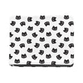 Black And White Cat Pattern Print Bifold Wallet