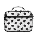 Black And White Cat Pattern Print Briefcase Bible Bag