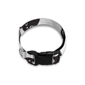 Black And White Cat Pattern Print Dog Collar
