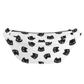 Black And White Cat Pattern Print Fanny Pack