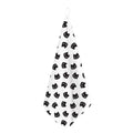 Black And White Cat Pattern Print Hand Towel