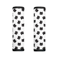 Black And White Cat Pattern Print Handle Covers