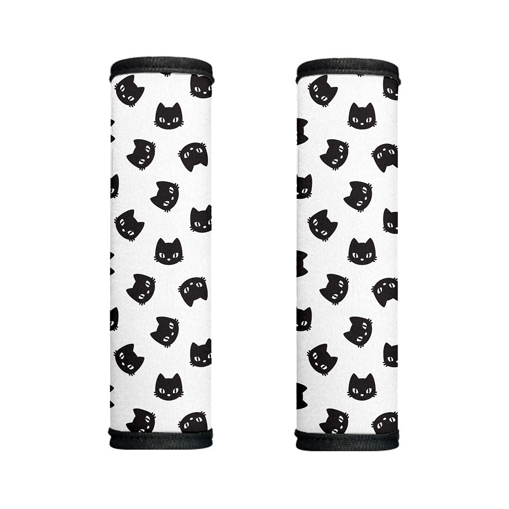 Black And White Cat Pattern Print Handle Covers