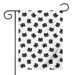 Black And White Cat Pattern Print House Flag