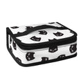 Black And White Cat Pattern Print Small Lunch Bag
