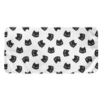 Black And White Cat Pattern Print Towel