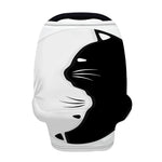 Black And White Cat Yin Yang Print Baby Seat Cover