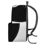 Black And White Cat Yin Yang Print Backpack