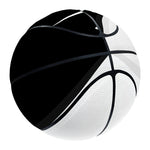 Black And White Cat Yin Yang Print Basketball