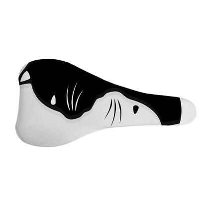 Black And White Cat Yin Yang Print Bicycle Seat Cover