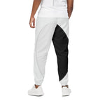 Black And White Cat Yin Yang Print Cotton Pants