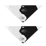 Black And White Cat Yin Yang Print Dog Bandana