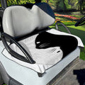 Black And White Cat Yin Yang Print Golf Cart Seat Cover