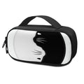 Black And White Cat Yin Yang Print Portable Cooler Travel Case