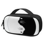 Black And White Cat Yin Yang Print Insulin Cooler Travel Case